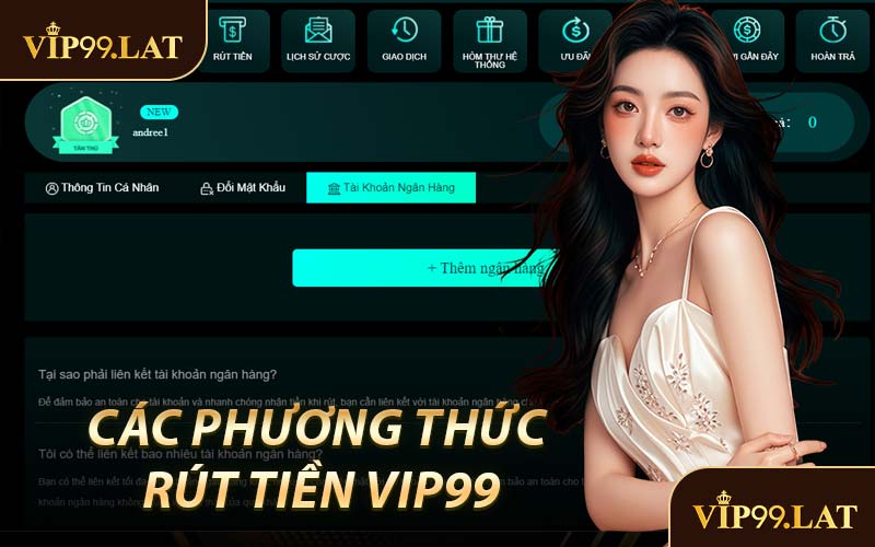 Các Phương Thức Rút Tiền VIP99